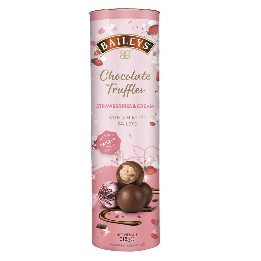 Baileys Strawberries & Cream Chocolate Truffles Tube 318g